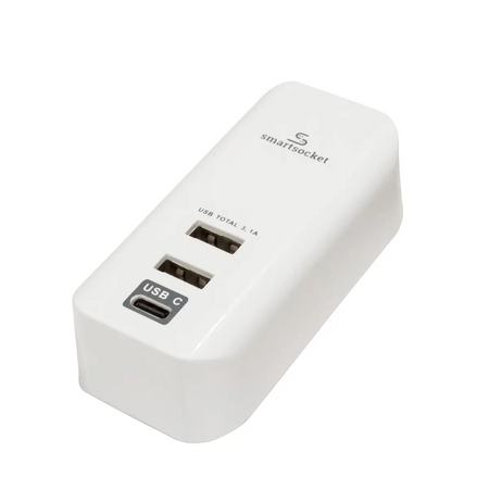 Compact multiport USB power hub
