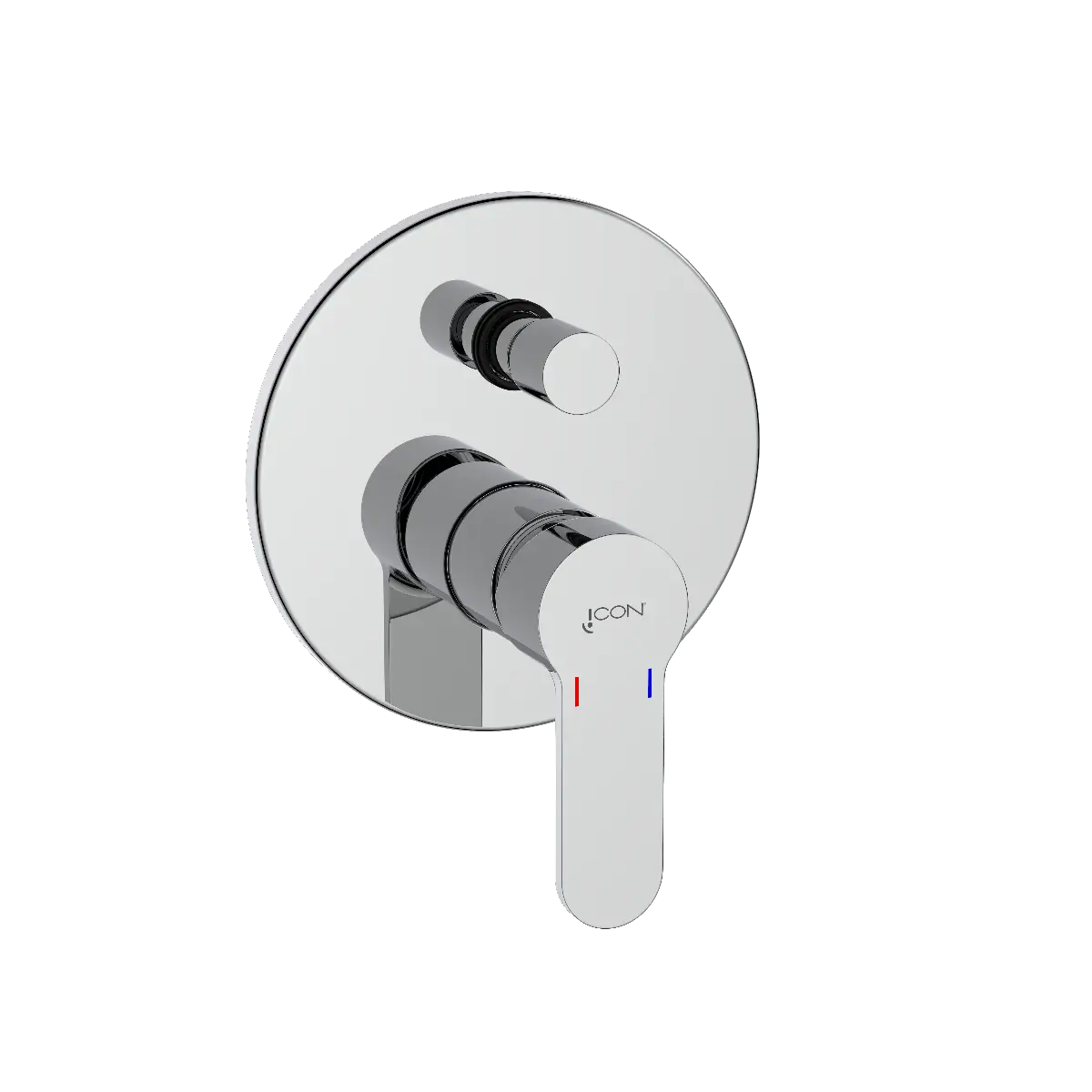 Concealed diverter mixer tap
