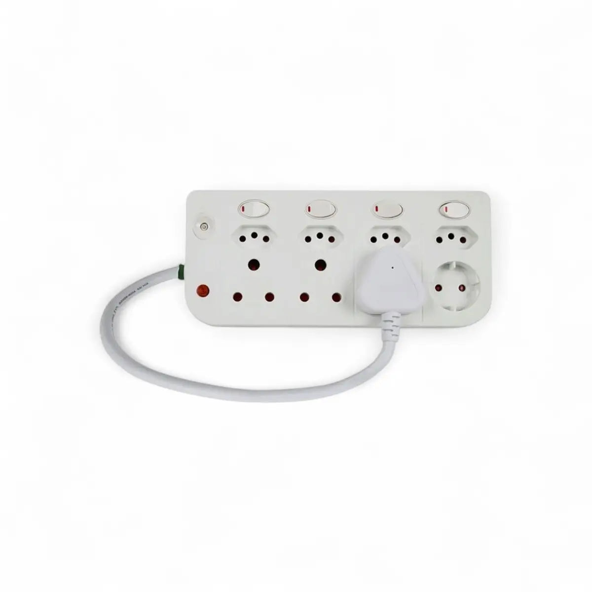 Gentech 8-Way Multiplug With Individual Switches Multi Plug Adaptor