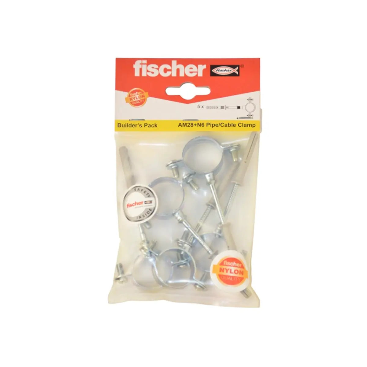 Pipe cable clamp pack