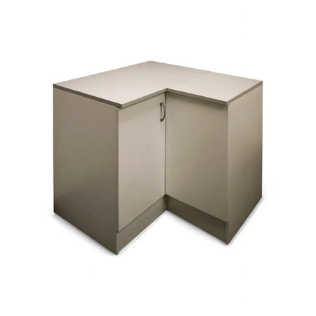 Modular Corner Floor Unit 1000mm - White