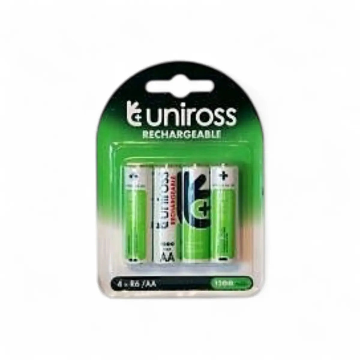 Uniross Batteries Uniross Battery Rechargeable Aa 1200 Mah 4 Pack Battery