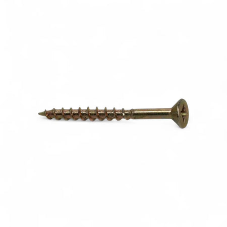 Yellow Passivated Chipboard Screw (10-Pack)
