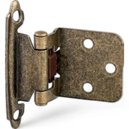 Nickel Plated Self-Closing Cupboard Hinge (2-Pack)