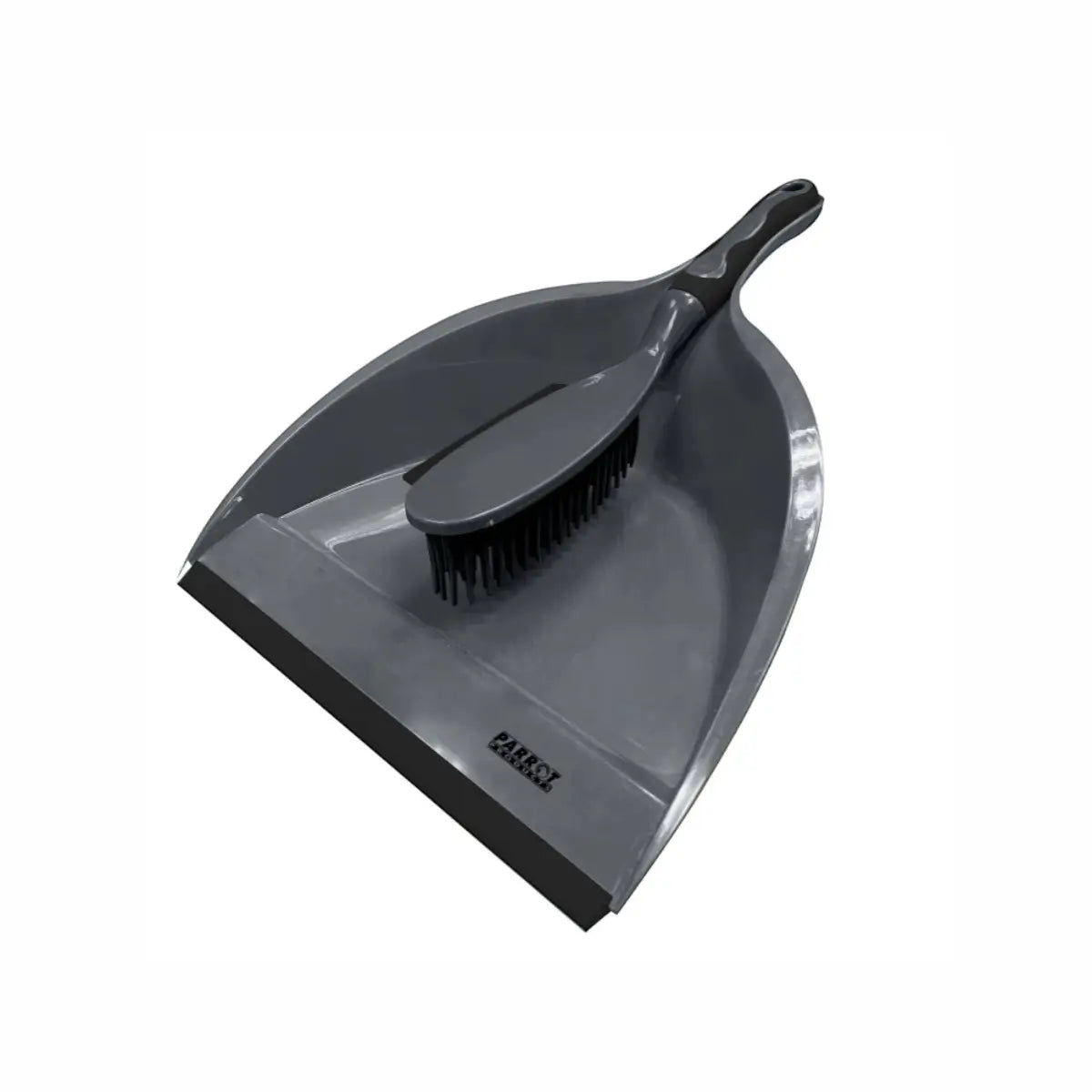 Rubber dustpan and brush