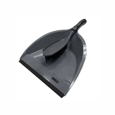 Rubber dustpan and brush