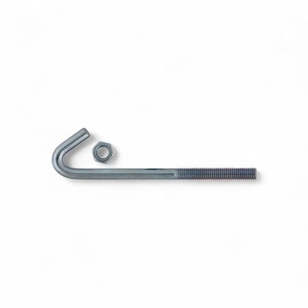 Hook Bolt & Nut - 6.0 X 125mm (10-Pack)