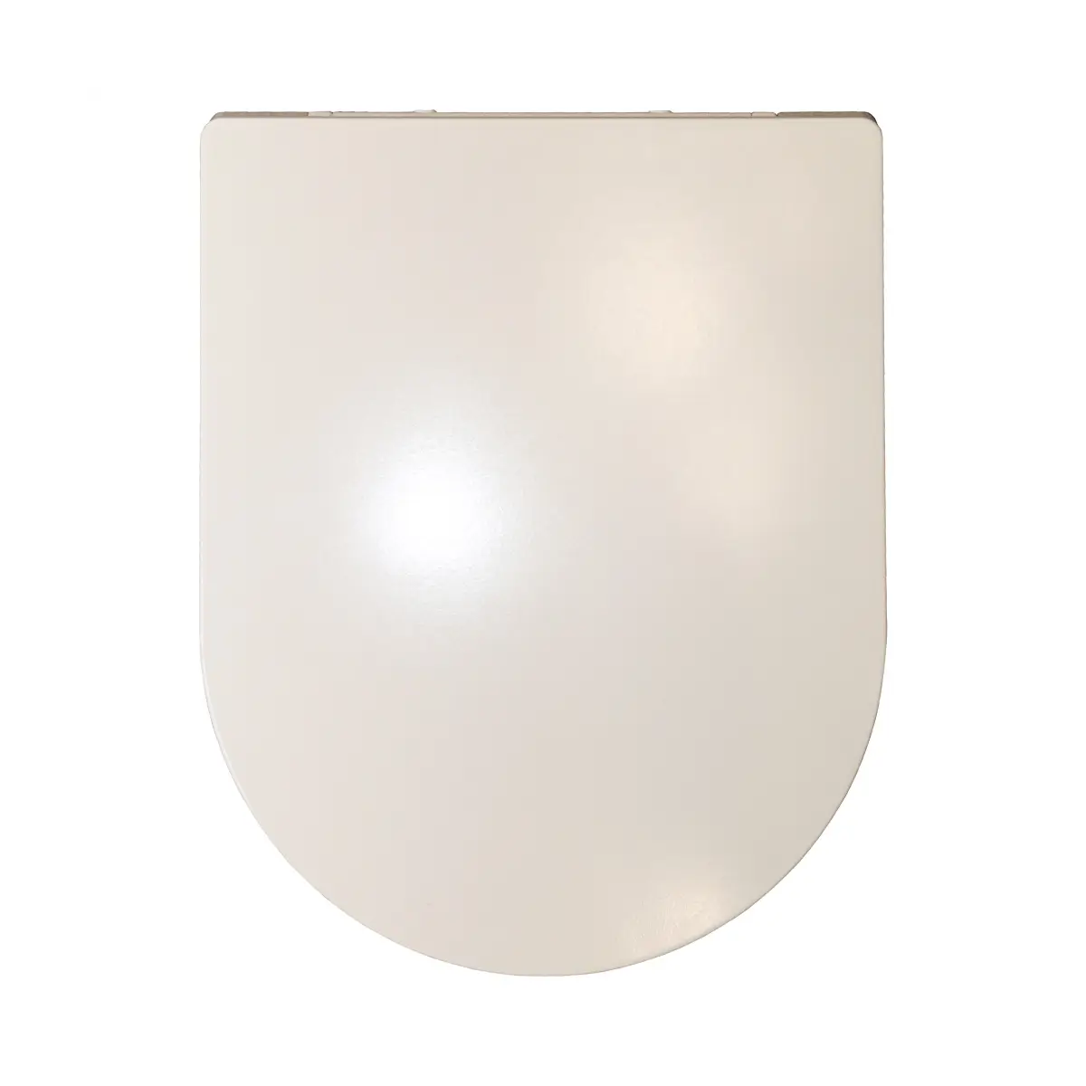 Round soft close toilet seat