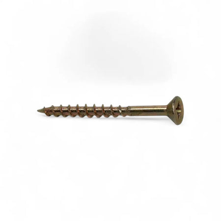 Yellow Passivated Chipboard Screw (10-Pack)