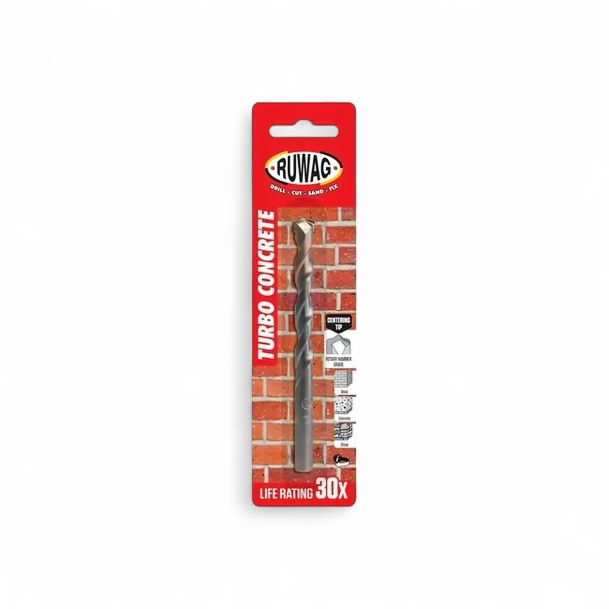 Turbo Concrete Drill Bit (Carded)