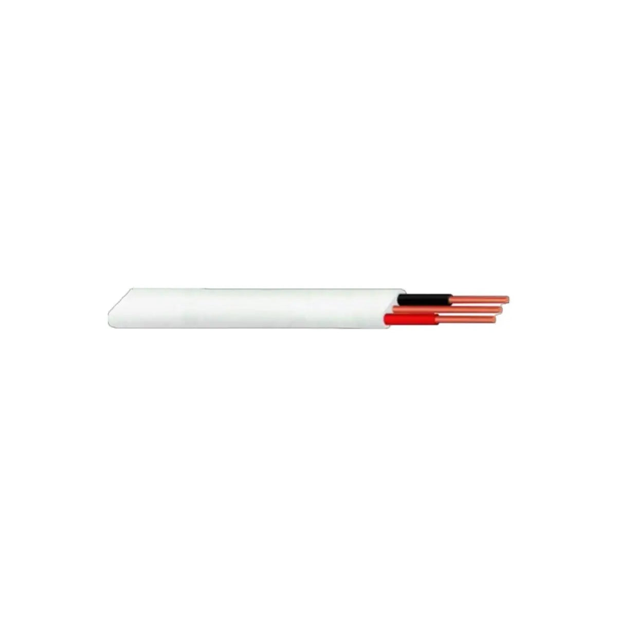 White PVC wire housing