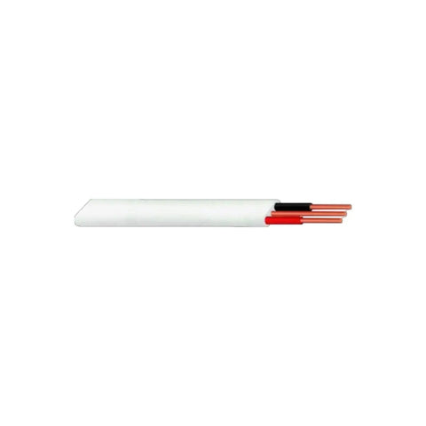 White PVC wire housing