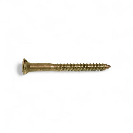 Brass Plated Wood Screw (10-Pack)