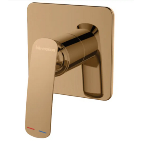 Rose gold shower mixer