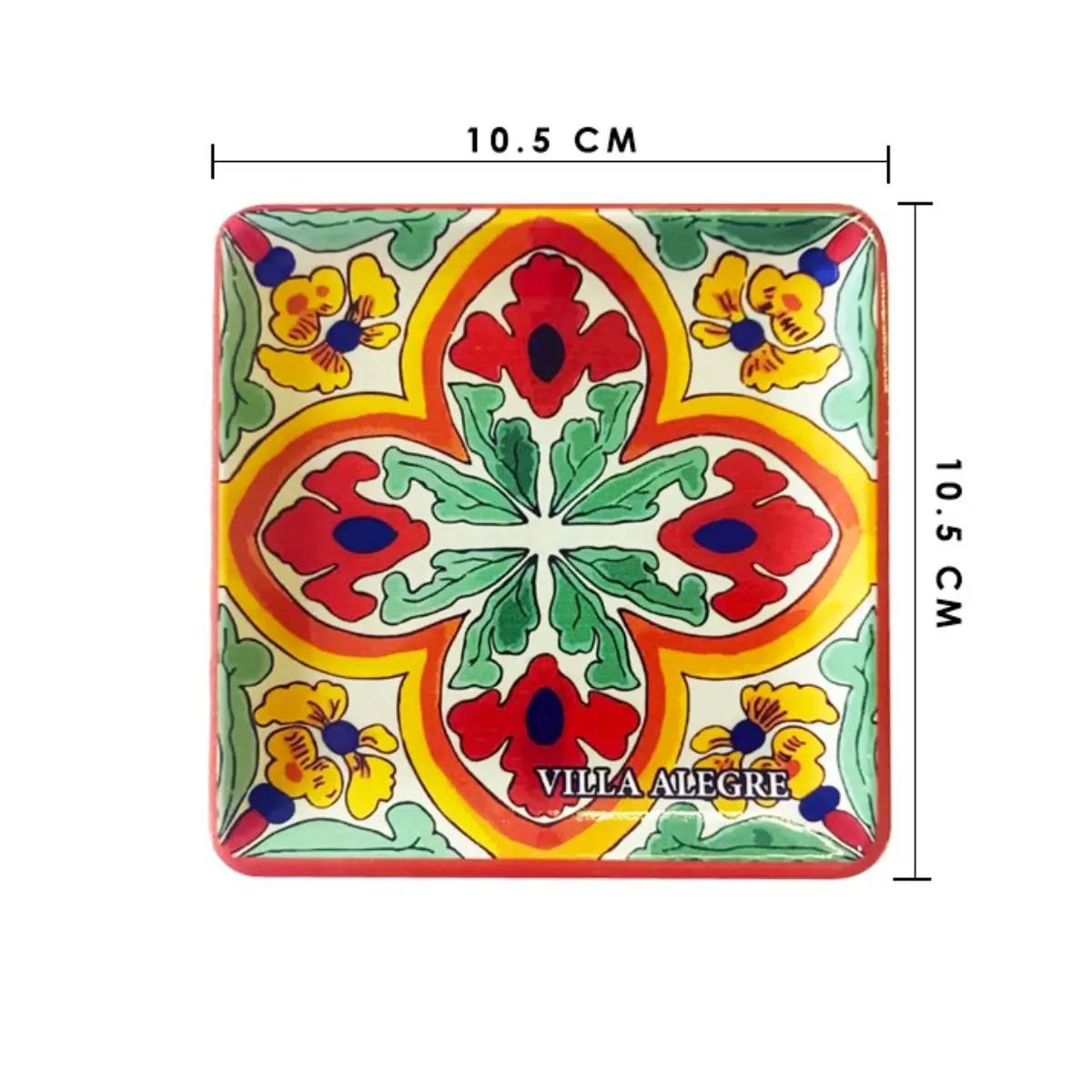 Decorative ceramic trinket plate
