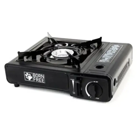 Cadac Born Free portable gas stove with a single burner and control knob