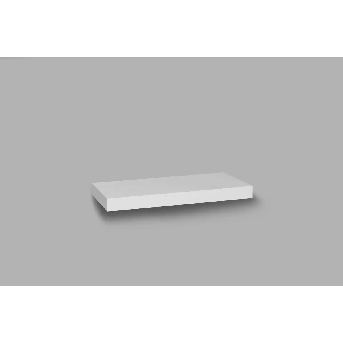 38mm white floating shelf