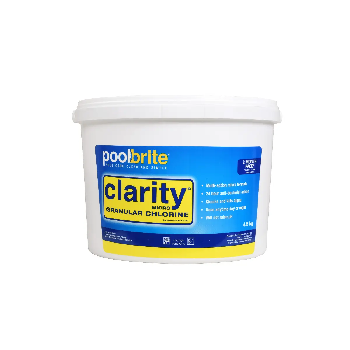 Micro granular pool acid pack
