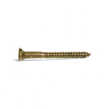 Solid Brass Wood Screw (10-Pack)