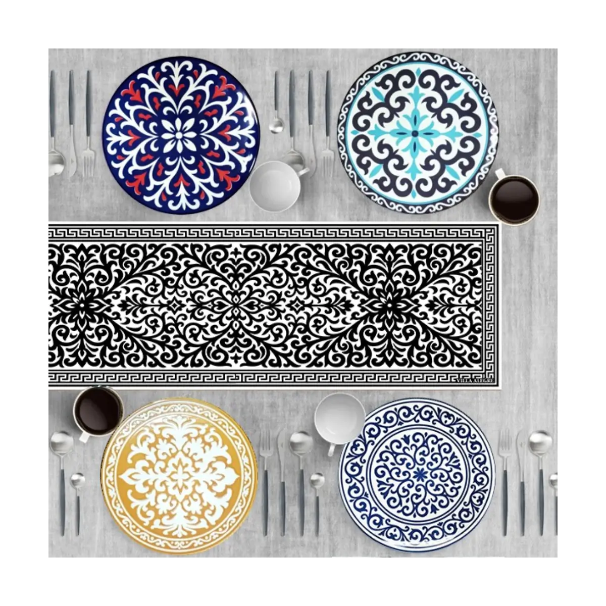 Fabric table runner 30cm x 1.5m
