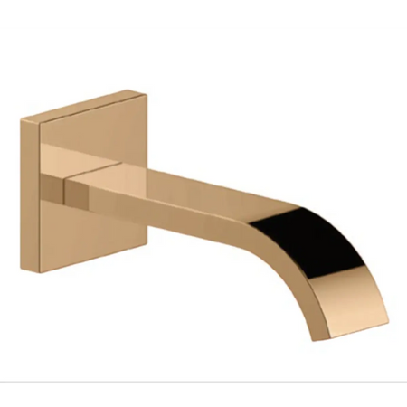 Rose gold shower spout part
