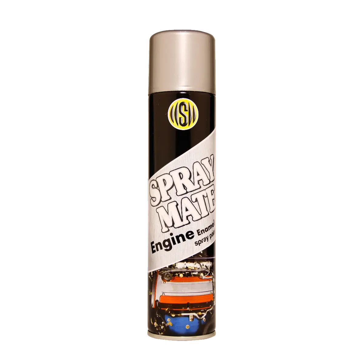 Silver engine enamel spray paint