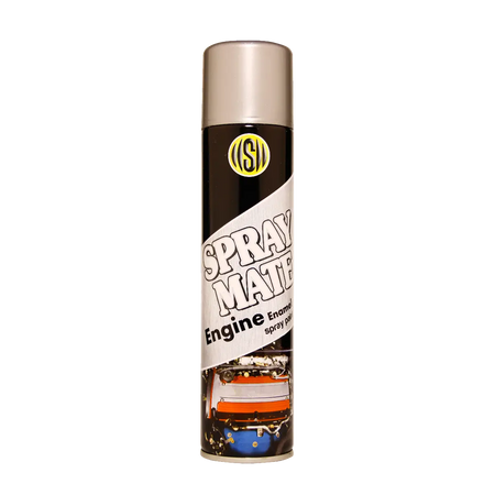 Silver engine enamel spray paint