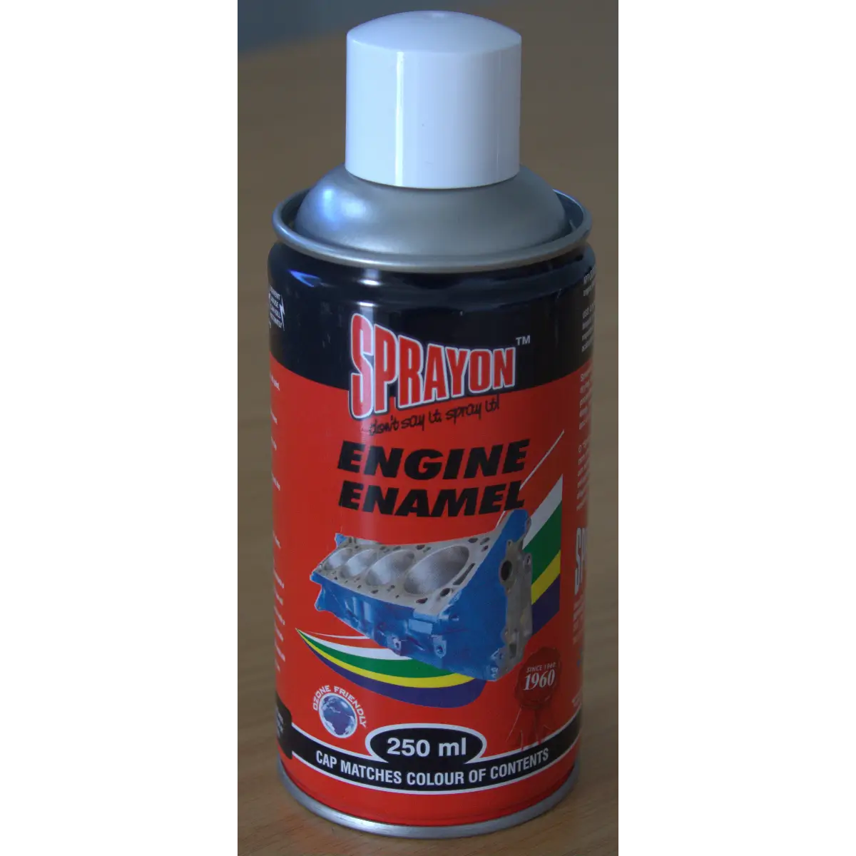 Engine enamel spray paint