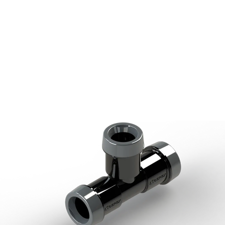 Irrigation tee fitting connector
