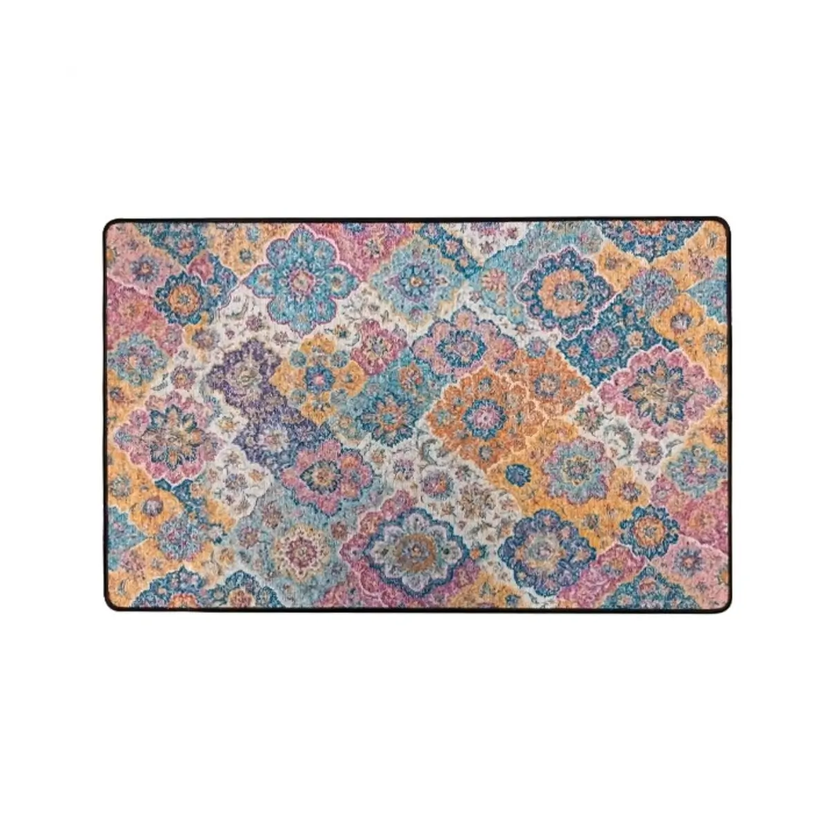 Ethnic pattern floor mat