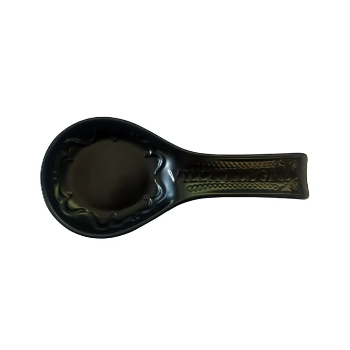Ceramic spoon rest tray
