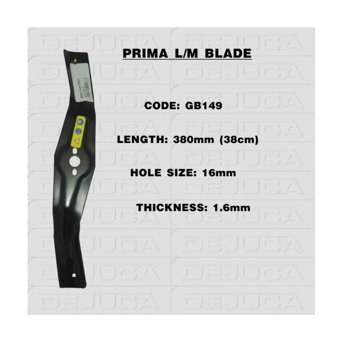 Prima mower replacement blade
