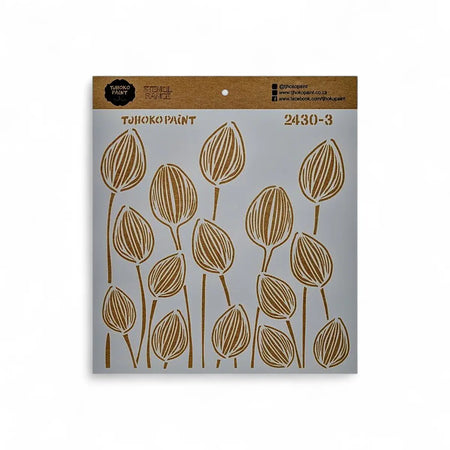 Tjhoko Paint 2024-30-3 Tulip Grove Paint Stencils