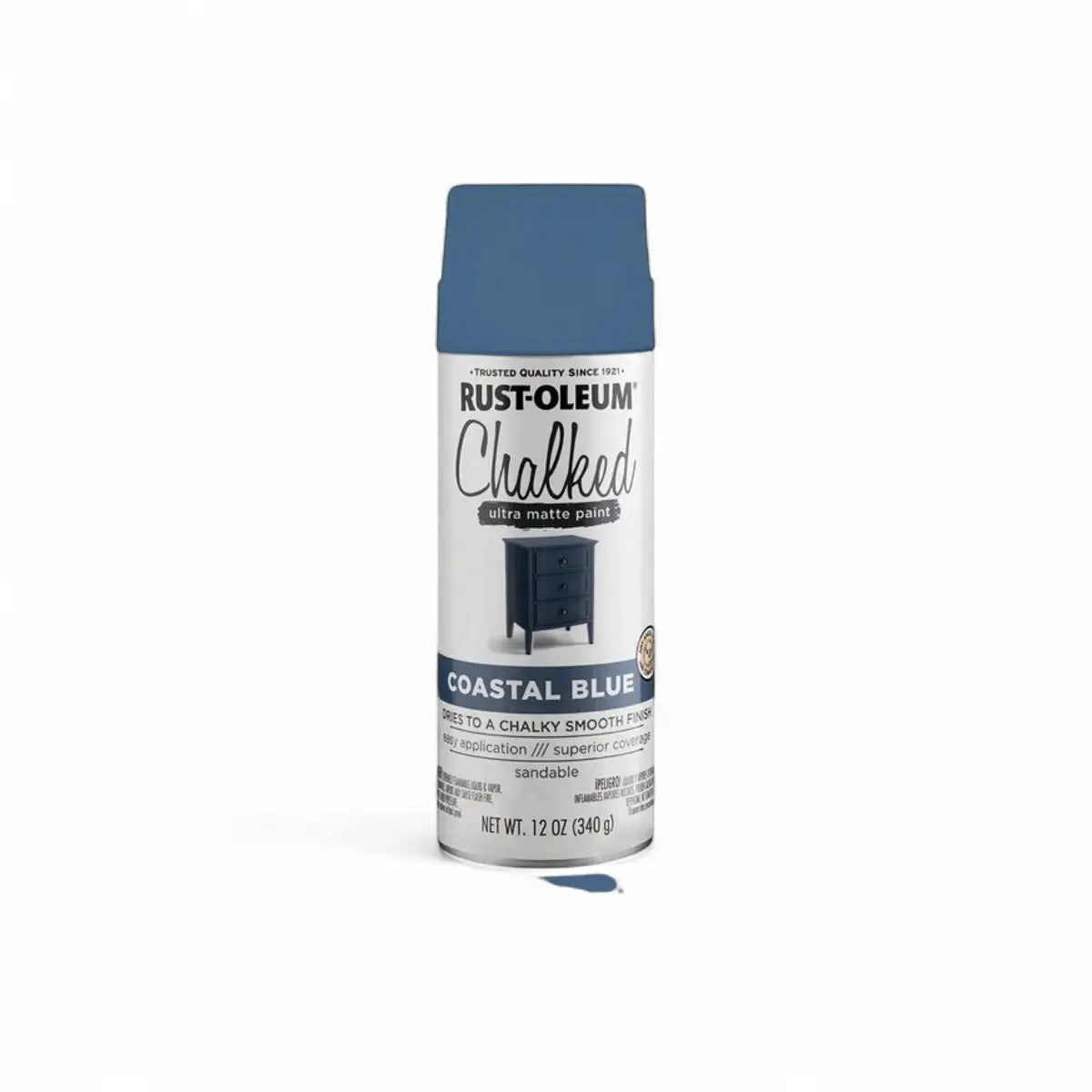Chalked Ultra Matte Spray Paint - Coastal Blue - 340G