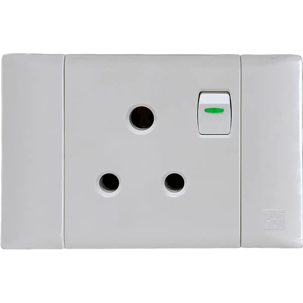 White single socket outlet