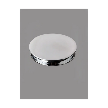 Chrome plated clicker waste cap