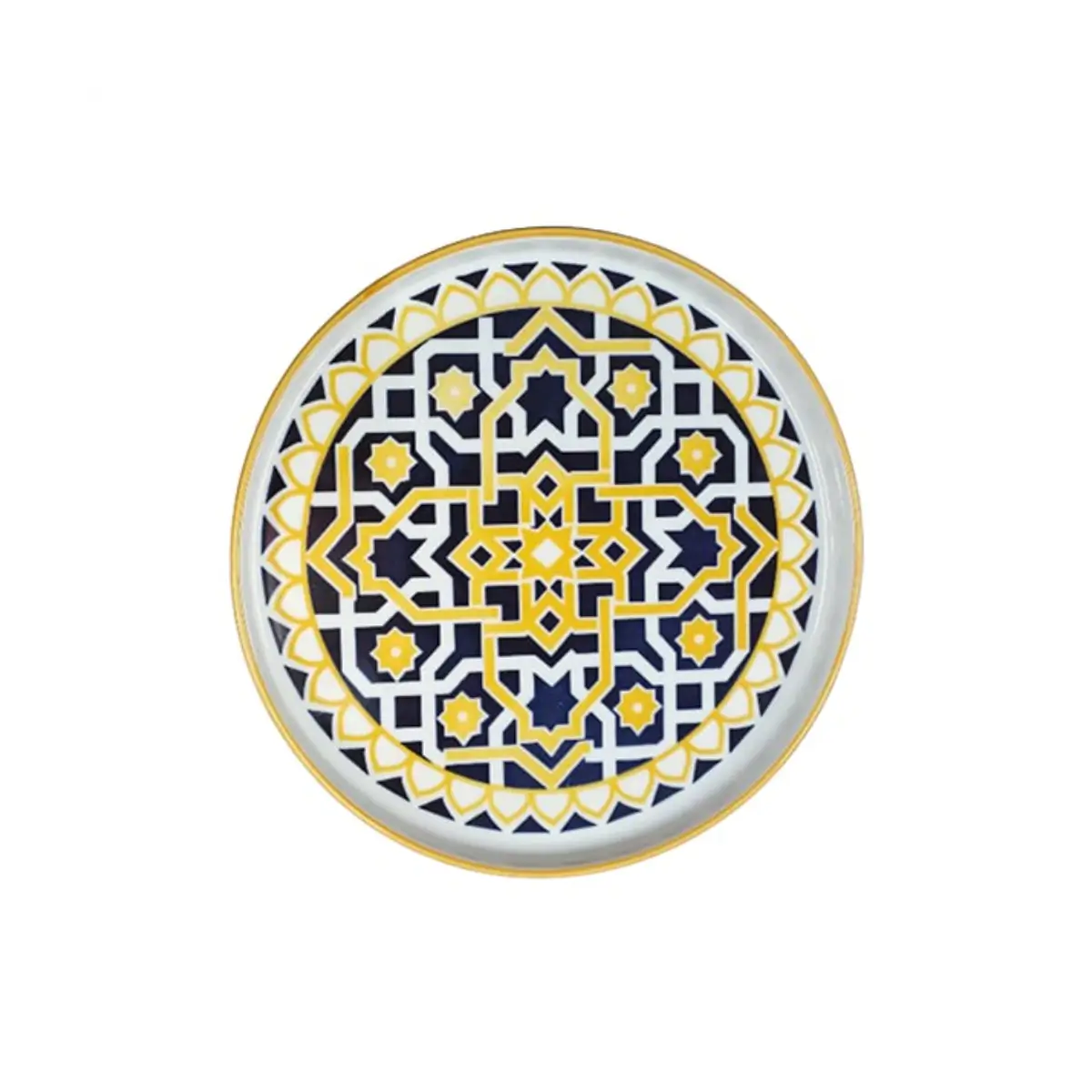 Stackable flat cake plate