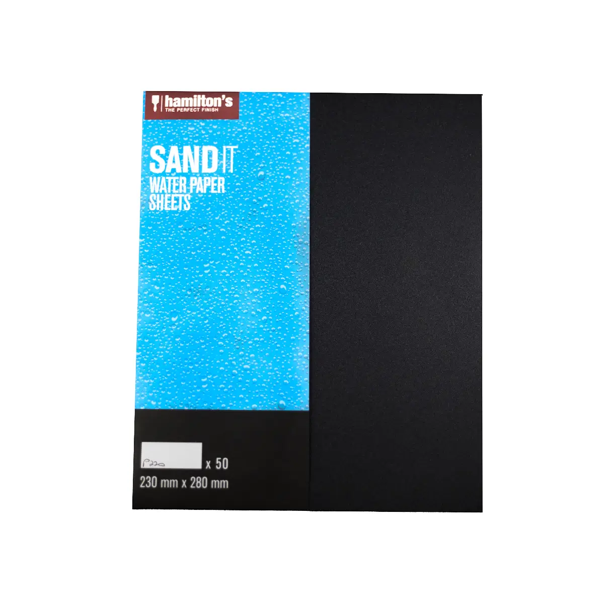 P220 wet dry sandpaper sheet