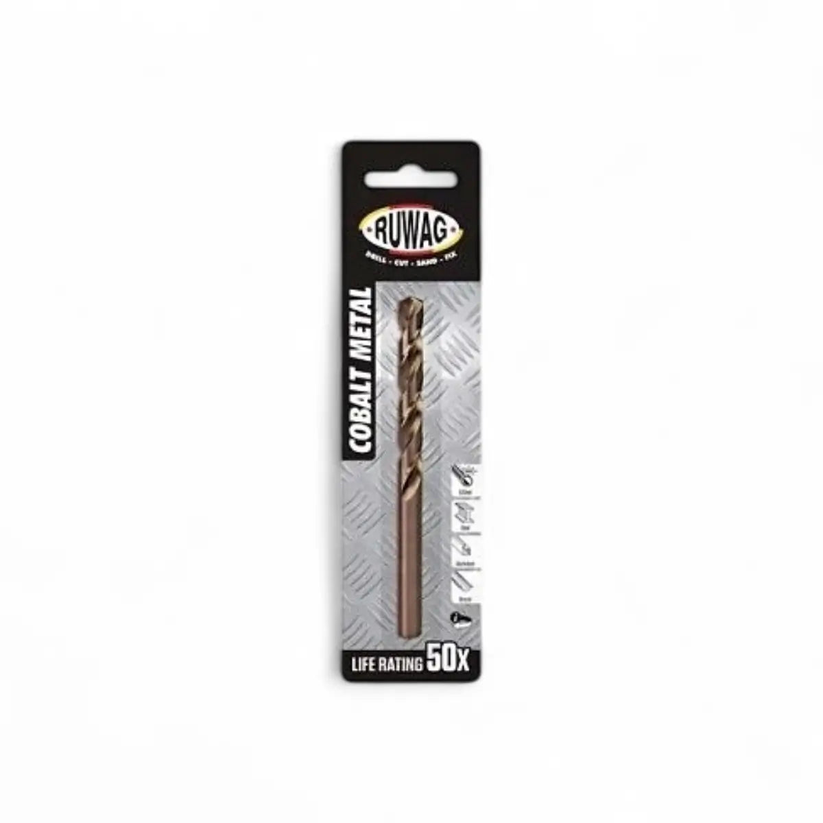 Cobalt Metal Drill Bit - 10.00mm (Carded)