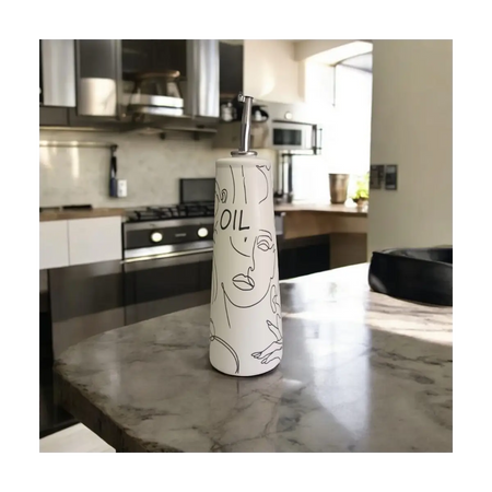 Ceramic olive oil dispenser