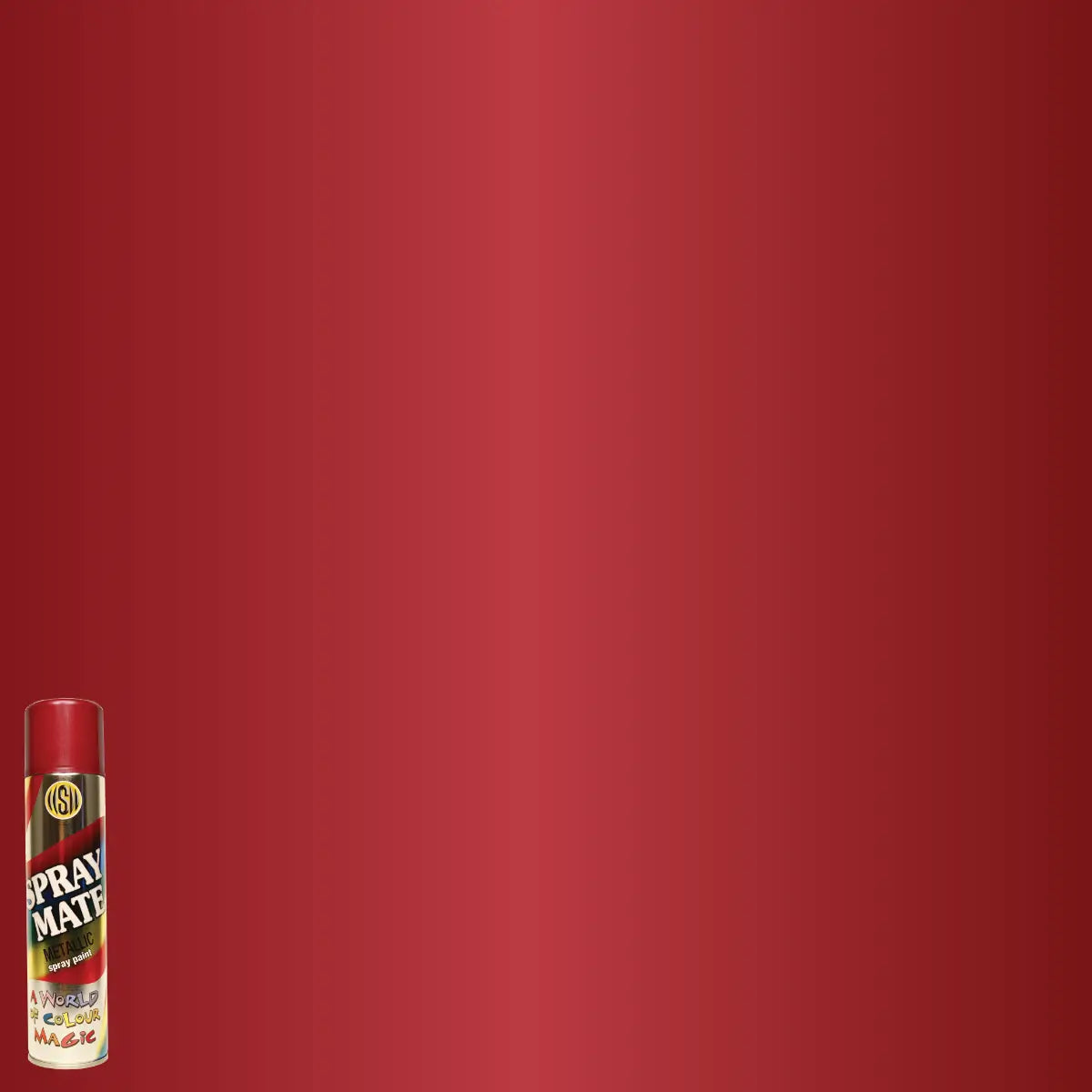 Metallic red spray paint