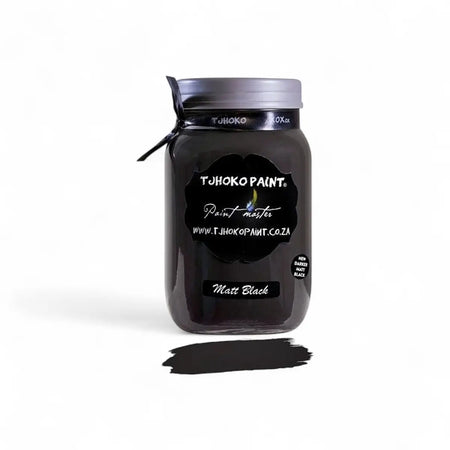 Tjhoko Paint Matt Black 1L Chalk Paint