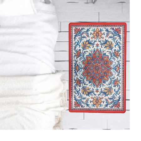Ethnic pattern floor mat