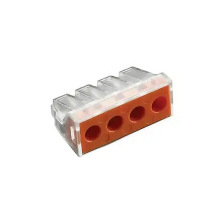 Orange 4 wire connector pack