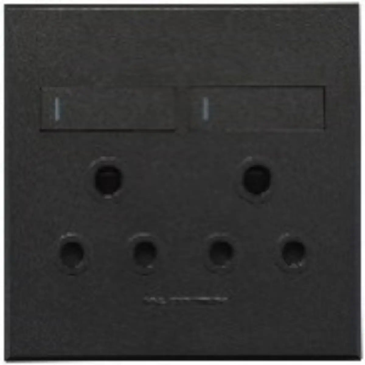 Double socket outlet 100mm square