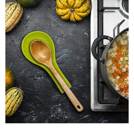Ceramic spoon rest dish