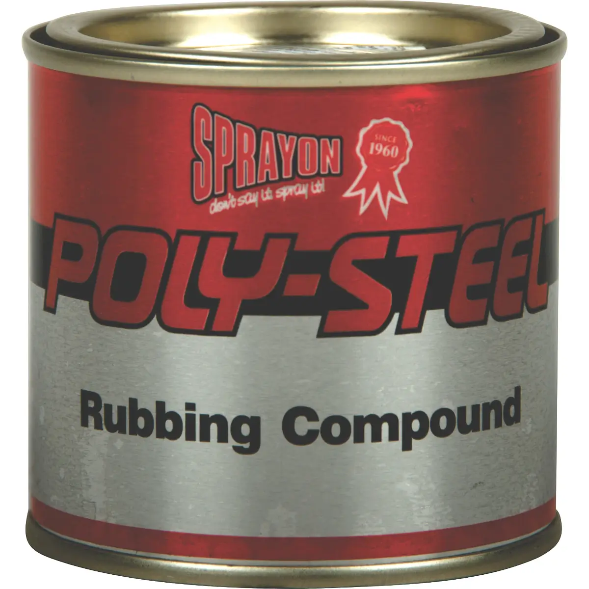Poly steel rubbing compound bottle