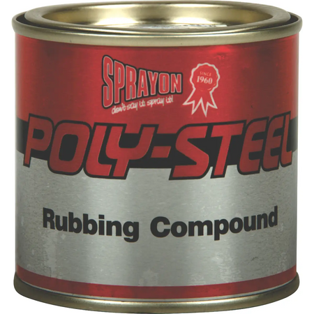 Poly steel rubbing compound bottle
