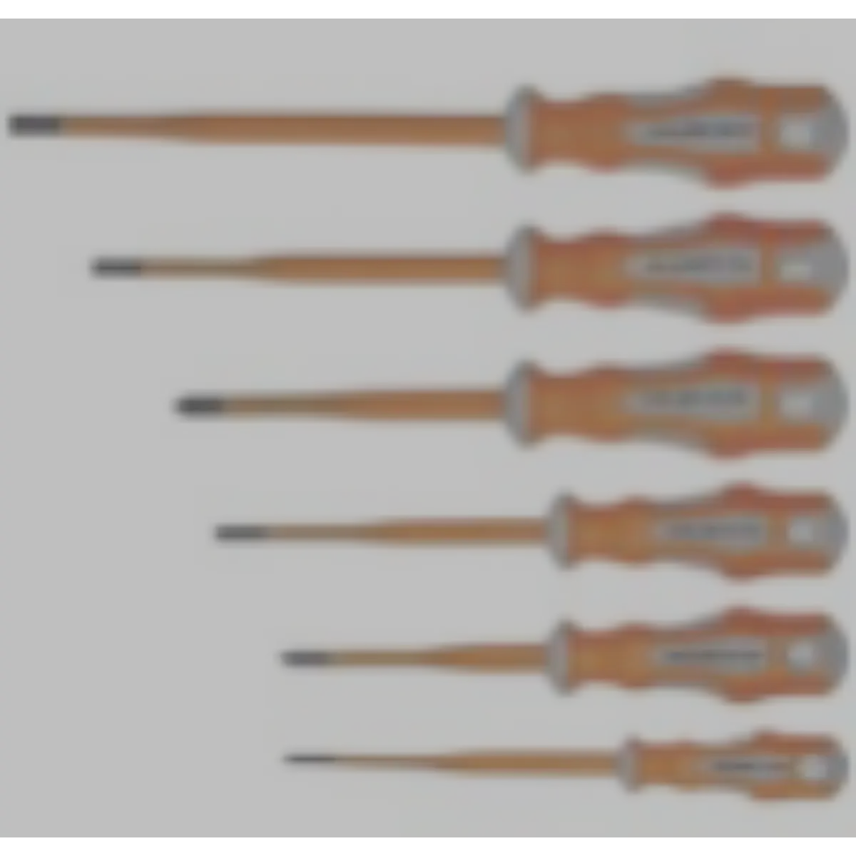 Six piece screwdriver set