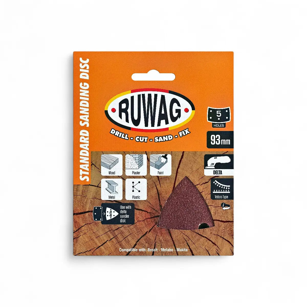 Triangular Sanding Sheet Add-On (P120 Grit)